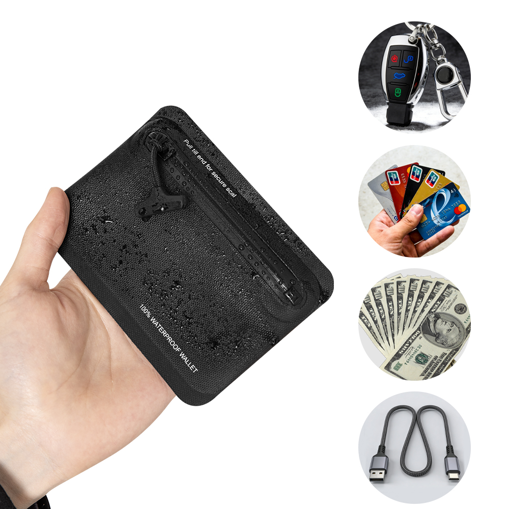 Edc Carry Coins - Водонепроницаемая сумка-кошелек на молнии, легкий уличный