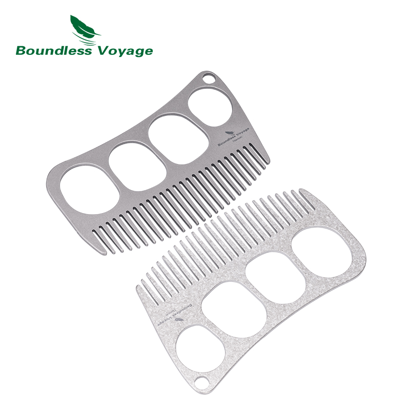 Comb Pocket Titanium - Титановая расческа Boundless Voyage без ручки