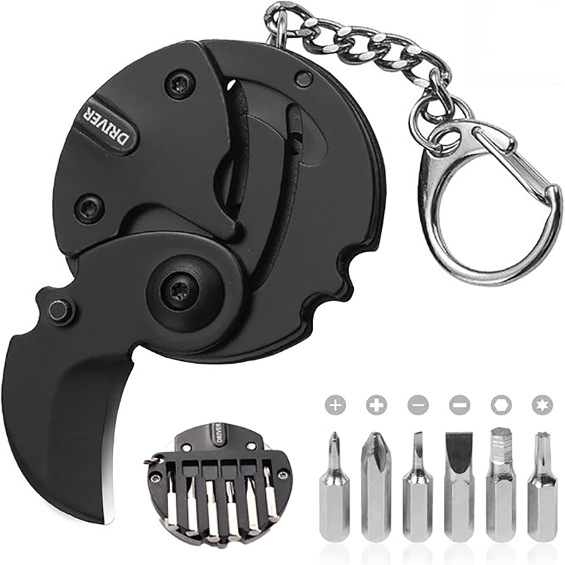 Edc Carry Coins - Многофункциональный складной брелок-инструмент для монет, шестигранная