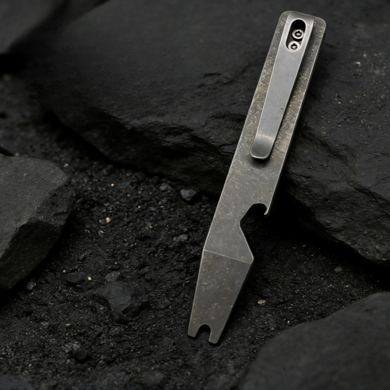 Титановый мультитул-рычаг EDC: – обзор и цена Titanium Pry Bar