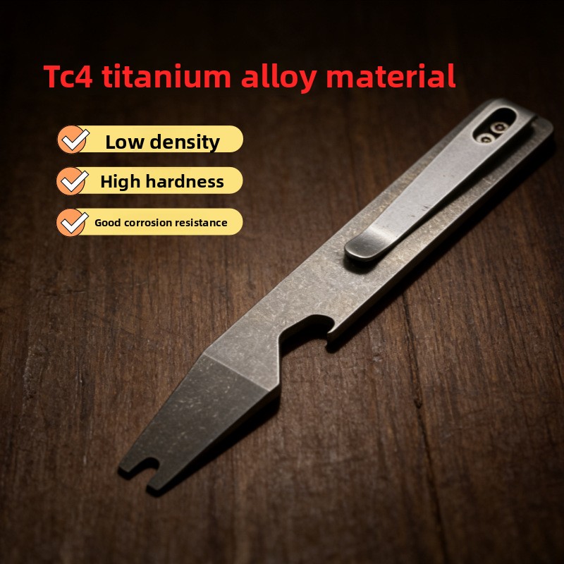 Титановый мультитул-рычаг EDC: – обзор и цена Titanium Pry Bar