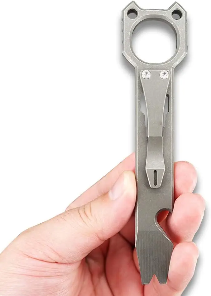 Титановый EDC-инструмент FEGVE – обзор и цена Titanium Pry Bar