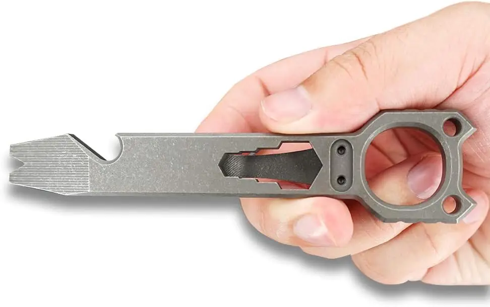 Титановый EDC-инструмент FEGVE – обзор и цена Titanium Pry Bar