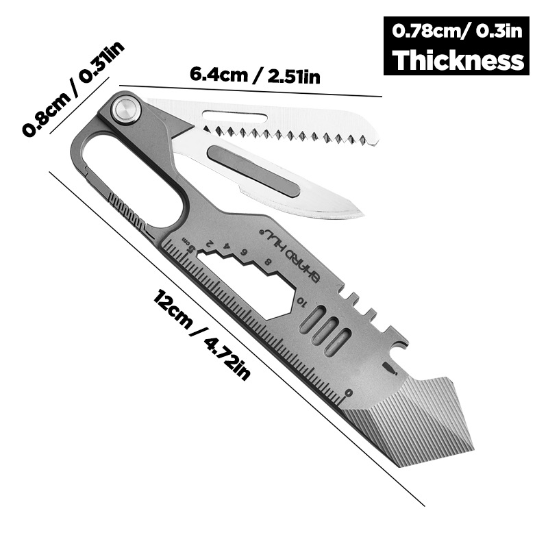 Портативная уличная EDC многоф – обзор и цена Titanium Pry Bar